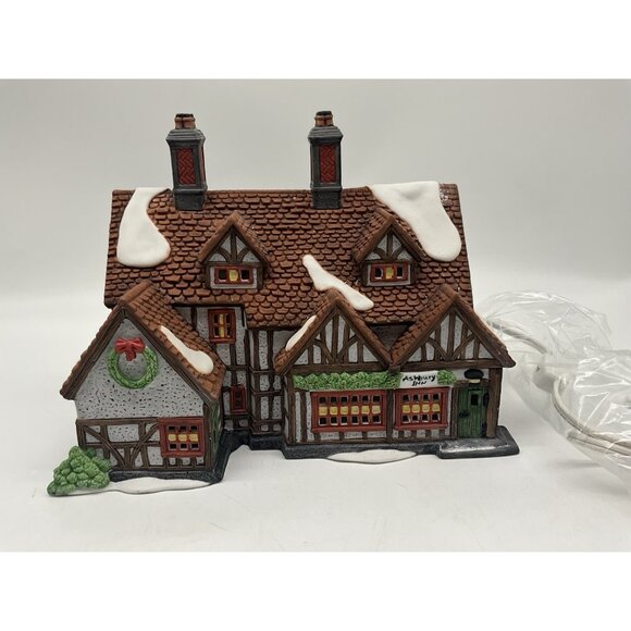 Dept. 56 Dickens' Village Series Ashbury Inn Vintage 1991 Christmas Village - Picture 7 of 14